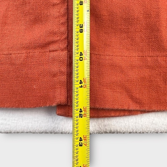 Eileen Fisher Linen Trench Coat Womens Lagenlook Minimalist Autumn Fall XS - S - Picture 12 of 15